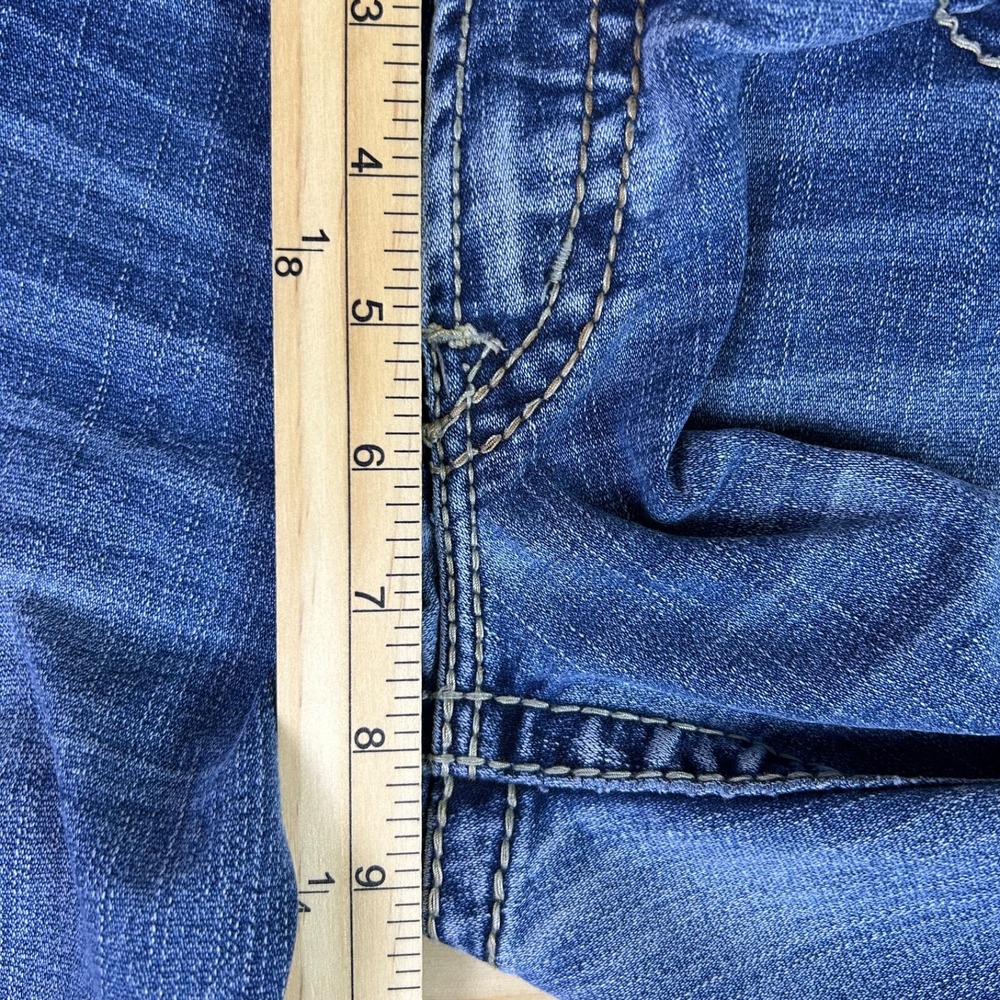 Silver Jeans Womens 28 Suki Capri Low Rise Cropped Denim Blue Jeans - Picture 13 of 13
